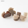 thumbnail image 4 of Calcetines de algodón suave con dibujos de animales para niño y niña, calcetín antideslizante con suela de oso para recién nacido, Invierno, 4 of 4