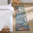 thumbnail image 3 of Yayeee Runner Rug for Bedroom 2'x6' Machine Washable Hallway Non Slip Mat, Sea Plants Pattern, 3 of 8