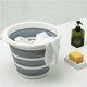 thumbnail image 5 of Cubo Plegable Portátil De Plástico, Cubo Ligero Para Coche, Cubo Multifuncional Para El Hogar Para Viajes De Pesca Al Aire Libre Para Niños Monstrate HA023069-00, 5 of 7