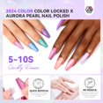 thumbnail image 4 of Set de esmaltes de uñas SAVILAND Aurora Quick-Dry 12 colores con base en la parte superior, 4 of 7