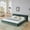 Blue Green + King, variant on 2. Thick Chenille Fabric King Size Platform Bed Frame, Upholstered Headboard & Sturdy Solid Frame, No Box Spring Needed,Beige