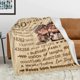 thumbnail image 3 of LHSHID 50th Anniversary Blanket Gifts Gift for 50th Wedding Anniversary Golden 50 Years of Marriage Gifts for Dad Mom Grandpa Grandma Grandparents 50th for Husband Wife 40"x50", 3 of 7