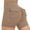 Brown, variant on Shorts for Women Trendy Summer 2025 Fashion Solid Pant Leggings Pants Slim Sport Pants Loose High Waisted Short S-XL