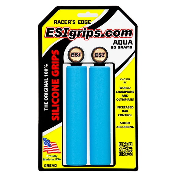 Esi Grips Racers Edge Mtb Grip, Aqua