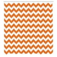thumbnail image 3 of Ambesonne Autumn Shower Curtain, Holiday Seasonal Color, 69"Wx75"L, Orange and White, 3 of 5