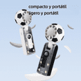 thumbnail image 3 of Ventilador de Mano Portátil Recargable Diseño Balón de Fútbol - Ventilador Turbo de Bolsillo para Viaje, Oficina y Aire Libre - Color Negro, 3 of 8