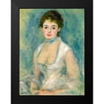thumbnail image 2 of Renoir, Pierre-Auguste 15x18 Black Modern Framed Museum Art Print Titled - Portrait of Madame Henriot, 2 of 5