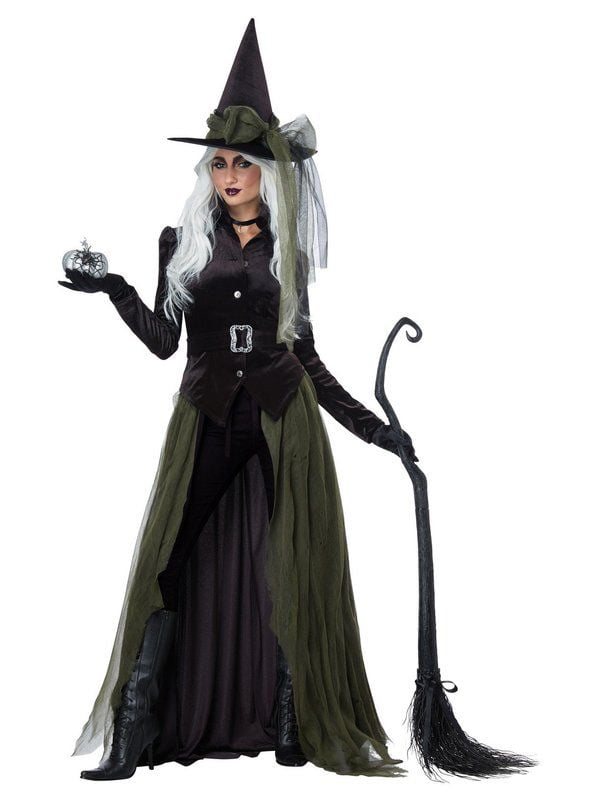 GOTHIC WITCH COSTUME FOR WOMEN-12-14 