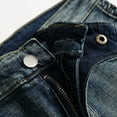 thumbnail image 5 of MHFRRA Bootcut Jeans for Men Men's Cycling Knee Brace Slim Jeans Size 34, 5 of 8