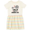 thumbnail image 3 of Inktastic Grandkids Best Grandma Ever Girls Toddler Dress, 3 of 5