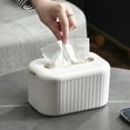 thumbnail image 2 of Vacemry Under $5 Tissue Box Organizer, Remote Control Storage Drawer, Household Napkin Dispenser, Modern Living Room Essential with Hidden Compartment, 2 of 9