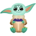 thumbnail image 1 of Airblown Stylized Grogu w/Bat Star Wars, 1 of 3