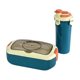 thumbnail image 2 of Fiambrera portátil con botella de agua | Caja bento apta para microondas con compartimentos y utensilios | Recipiente hermético para preparar comidas, ideal para estudiantes y oficinistas, 2 of 6