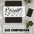 thumbnail image 3 of Plantilla de borde con estampado de cachorros - 30 x 15 cm (11,8 x 5,9 pulgadas) - Huellas de patas de perro - Dálmata, Pug, Bulldog, Border Collie - Decoración de pared, 3 of 9