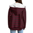 thumbnail image 4 of FDGIU Women's 2025 Lightweight Zip Up Hoodie - Oversized Thin Long Sleeve Sweatshirt with Pockets, Casual Fall Jacket for Fall Fashion Outfits, 4 of 6