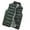 Army Green, variant on Winter Puffer Vest For Men,Lightweight Men Autumn Winter Coat Padded Cotton Vest Warm Hooded Thick Vest Tops Jacket