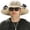 Khaki, variant on Outdoor Wide Brim Sun Hat with 2 Solar Fan Sun Bucket Hat for Men Women UPF 50 Bucket Fishing & Beach Hat with Fan Built in