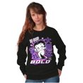 thumbnail image 5 of Kanji Style Betty Boop Be Bold Women Crewneck Sweatshirt Brisco Brands L, 5 of 6