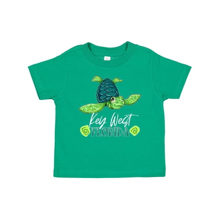 

Inktastic Key West Florida Happy Sea Turtle Gift Baby Boy or Baby Girl T-Shirt