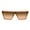 Pink Brown, variant on Flat Top Horn Rim Squared Mens Gangster Sunglasses Clear Black