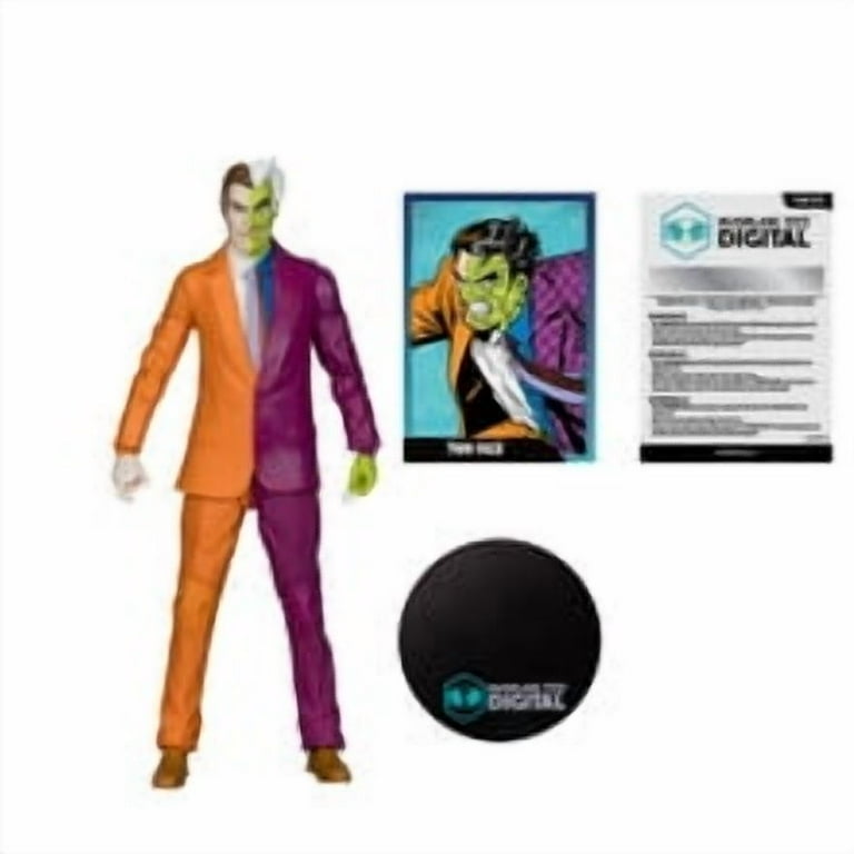 McFarlane Toys, Two-Face DC Figurine, 7 inch, Digital Collectible