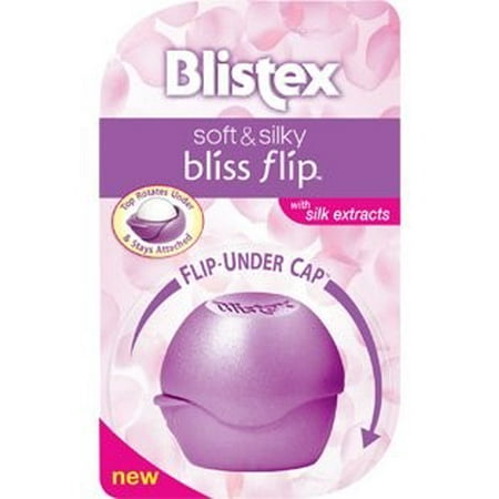 Blistex Bliss flip Soft & Silky Baume à lèvres aux extraits de soie, 0,25 Oz