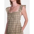 thumbnail image 4 of No Boundaries Plaid Picnic Mini Dress, Women’s XXS-XXL, 4 of 5