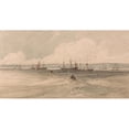 thumbnail image 3 of François Louis Thomas Francia 24x15 Black Modern Framed Museum Art Print Titled - View of Sheerness, 3 of 5