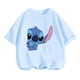 thumbnail image 3 of Camiseta infantil de Disney Lilo Stitch, camiseta kawaii, ropa informal de dibujos animados de anime para niños, camiseta para niñas y niños, camiseta de moda Y2K, 3 of 5