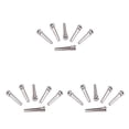 thumbnail image 3 of Soidarity 6 Pieces Guitar Bridge Universal Solid Replacement Pin Part Component Silver Color Music Instrument String Guitars Nuts Type1 NO1 Soidarity CBP470835, 3 of 6