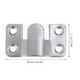 thumbnail image 6 of UKCOCO 10Pcs Metal Picture Frame Hanger Solid Stainless Steel with Pre Opened Screw Hole, 6 of 6