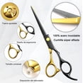 thumbnail image 2 of Kit Tijeras Barbero 11 Piezas Acero Inoxidable Modelo Negro Con Estuche, 2 of 4