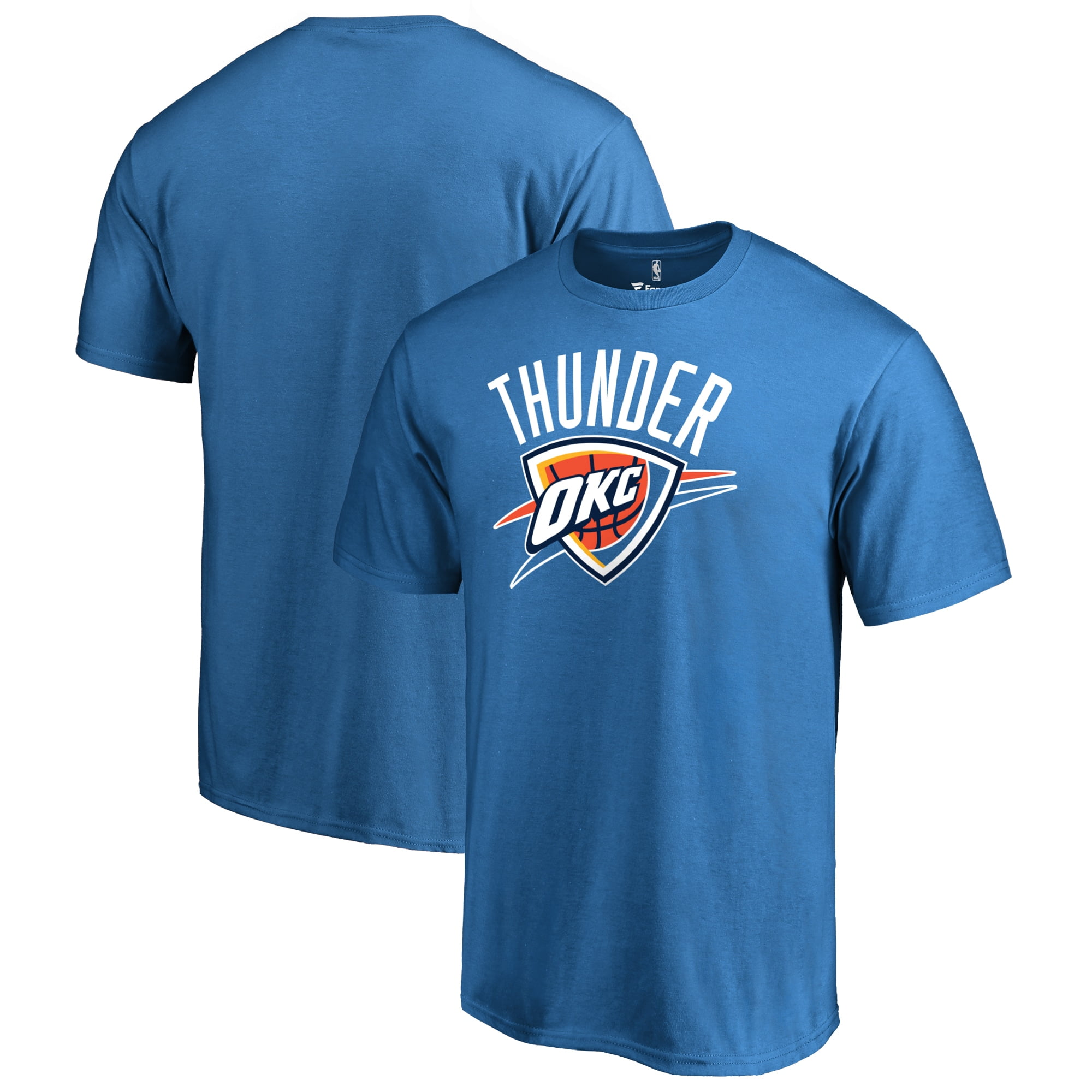 Fanatics - Oklahoma City Thunder Fanatics Branded Primary Logo T-Shirt - Blue - Walmart.com 