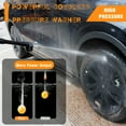 thumbnail image 6 of Cordless Pressure Washer 4000 PSI Portable Rechargeable Water Gun with Foam Cannon & 2 Batteries, 6 of 11