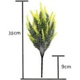 thumbnail image 3 of Artificial Lavender Flowers 8pcs Fake Plants with Faux Plastic Wedding Bouquet for Home Party Wedding Balcony Garden Patio Outdoor Decoration (Yellow,16pcs), 3 of 6