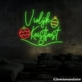 thumbnail image 4 of Glowneon Vrolijk Kerstfeest Netherlands Neon Sign, Christmas Ball Led Sign, Dutch Christmas Decor, 4 of 5
