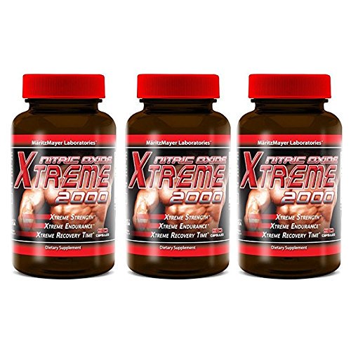 Maritzmayer Labs Nitric Oxide Xtreme 2000, Nitric Oxide Booster, 3 Ct