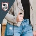 thumbnail image 4 of SABRE Pepper Spray Keychain with Quick Release for Easy Access  Max Police Strength OC Spray, Finger Grip for Accurate Aim, 10-Foot (3M) Range, 25 Bursts (5X Other Brands), 4 of 9