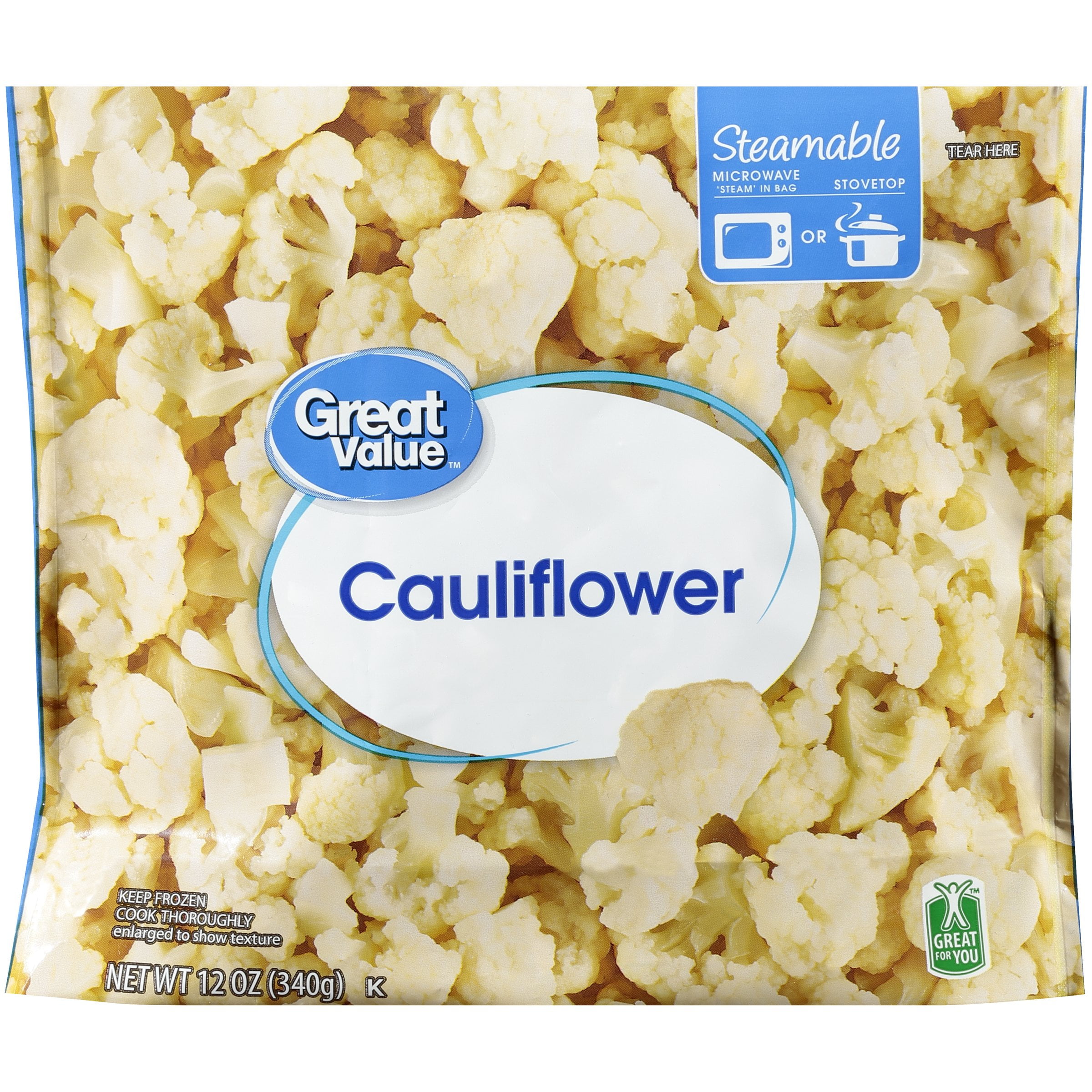 Great Value Cauliflower, 12 oz