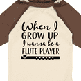 thumbnail image 4 of Inktastic Future Flute Player Music Gift Boys or Girls Long Sleeve Baby Bodysuit, 4 of 5