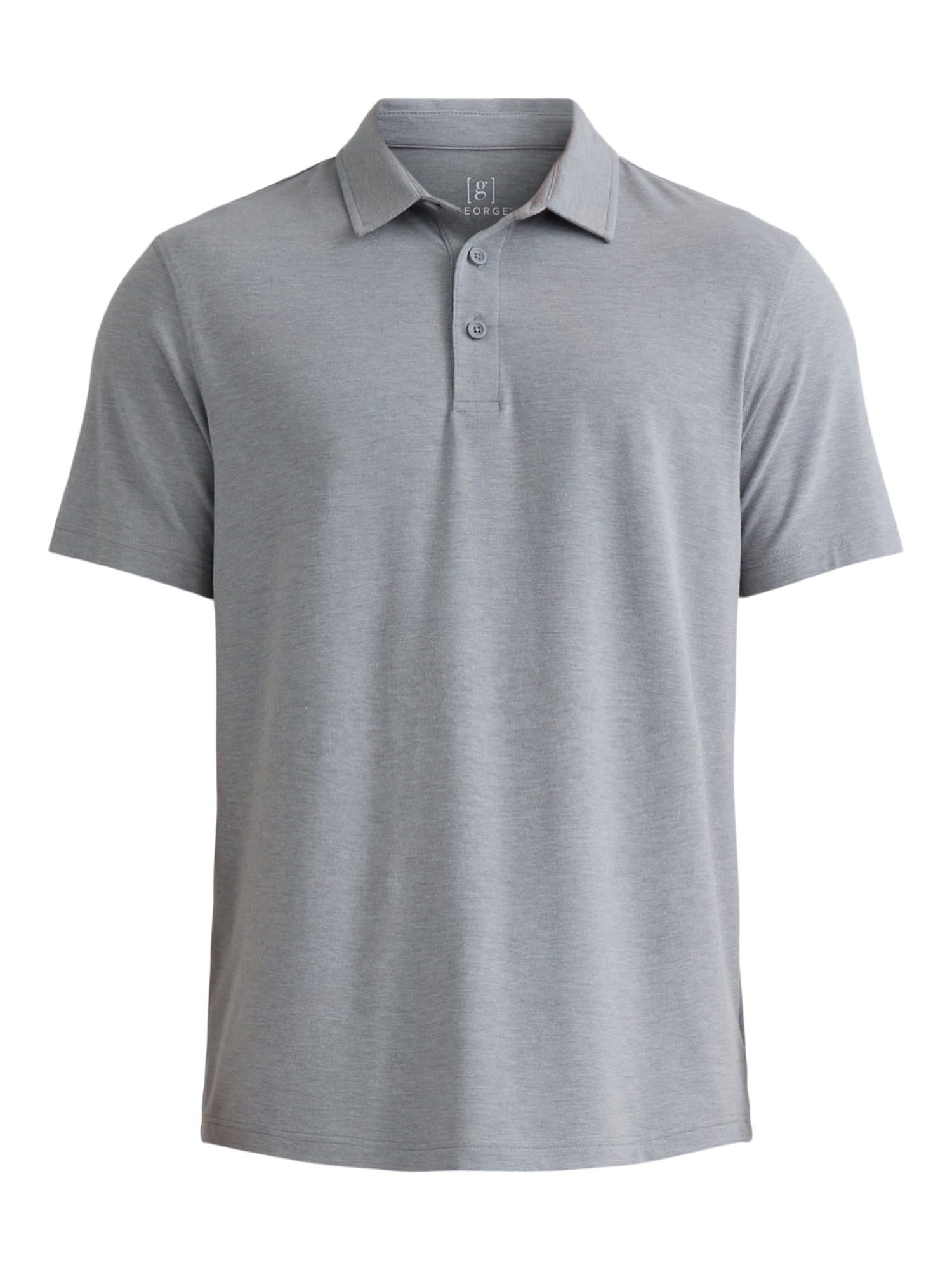 George Men's & Big Men's Poly Polo with Short Sleeves, Sizes S-3XL