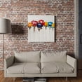 thumbnail image 4 of Yosemite Home Decor FCK8322-1 Jeweled Poppies I Hand Painted Contemporary Artwork, 4 of 8
