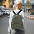 thumbnail image 7 of JIALIOU Mini Backpack Purse for Women Quilted Casual Daypack Small Travel Shoulder Bag, Army Green, 7 of 7