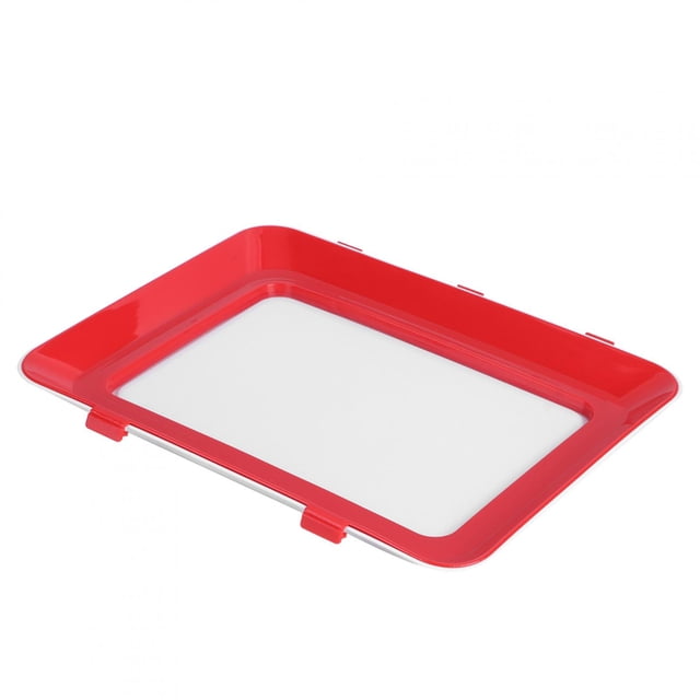 Reusable Vacuum Preservation Container Tray, Stackable Food Storage Tray, Flexible Home Cafe for Kitchen