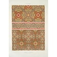 thumbnail image 2 of Émile Prisse d'Avennes 14x18 Gold Ornate Wood Frame and Double Matted Museum Art Print Titled - Arabesques; Mosque of El-Bordeyny; Arabesques of Small Ceilings (1877), 2 of 4