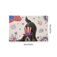 thumbnail image 2 of 4th of July Decorations, Welcome Doormat Flags Door Mat With Slip Resistants Rubber Vintage Linen Floor Mat for 4th Of July Independence Day Indoor Outdoor Home, 2 of 8