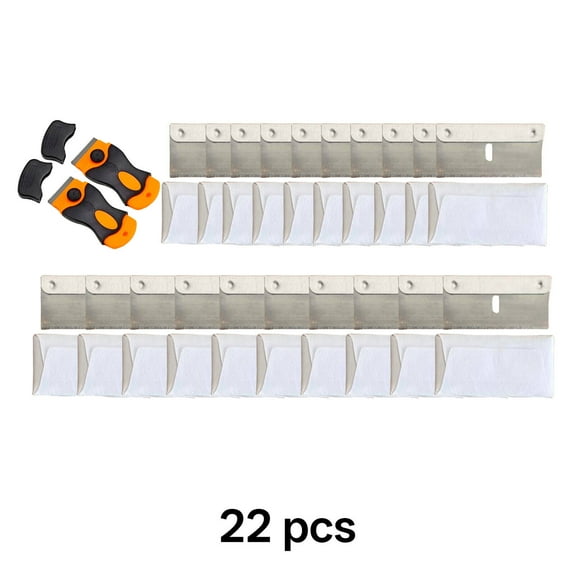 CCOCC 22 Pcs Scraper Tool,Multi-Functional Design Paint Scraper,Precise Scraping Comfortable Grip Razor Blade Scraper Tool