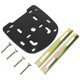 thumbnail image 2 of BRIGHTFUFU Portaequipajes trasero universal para motocicleta, placa base para maletero con tornillos, soporte de montaje resistente para scooters eléctricos y portaequipajes traseros de motocicletas., 2 of 8