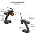 thumbnail image 3 of Radiolink RC4GS V2 RC Radio Transmitter and 2 Receiver R6FG(Built in Gyro) & R6F, 4 Channel 2.4ghz Remote Controller for Most RC Car and Boat with Lanyard, 3 of 9