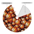 thumbnail image 2 of Sikiie Vintage Basketball 30-48 inches {designName} Print Christmas Tree Skirt Snowman Xmas Tree Skirt with Edge Christmas Decorations for Holiday Party36", 2 of 7